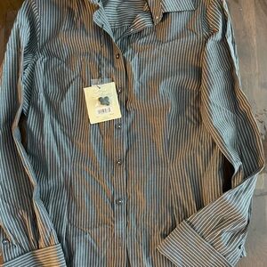 Women’s Striped Gray Shirt